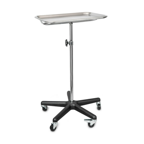Tech-Med Mobile Instrument Stand 12-1/2 X 19 Inch Tray 4365