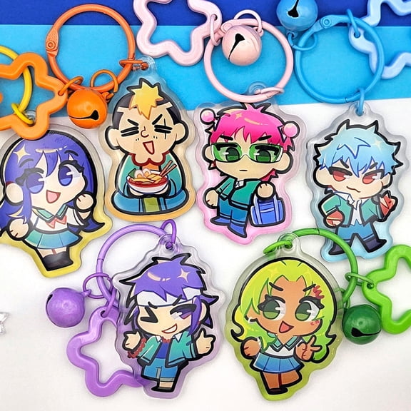 Saiki K mini charms! (1 keychain)