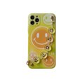 thumbnail image 1 of Gradient Smile Face Print Case Compatible avec iPhone 13pro max 6.7inch Mignon Dessin Animé Smiley Visage Jaune Sangle de Main Conception Douce TPU Étui de Protection avec Bracelet, 1 of 5