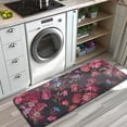 thumbnail image 3 of Pioneer Flower Floral Print Pattern Kitchen Rug Mat,Kitchen Runner Rugs Non Skid Washable,Decorative Kitchen Floor Mats for Kitchen,Sink,Laundry,17"x47.2", 3 of 7