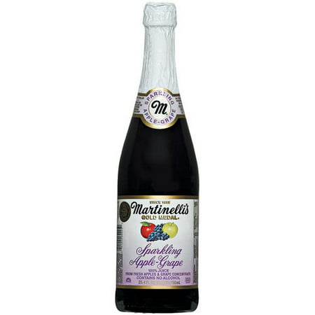 Martinelli's Gold Medal Sparkling 100% Apple-Grape Juice, 25.4 Fl.