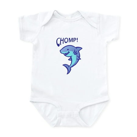 

CafePress - SHARK CHOMP Body Suit - Baby Light Bodysuit Size Newborn - 24 Months