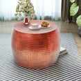 vidaXL Coffee Table Round Aluminum Silver - Walmart.com