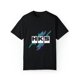 thumbnail image 2 of Camiseta de algodón cómoda con estampado de letras, estilo casual urbano, elástica, de cuello redondo, para hombre, para verano, para adultos, hombres, mujeres, adolescentes, jóvenes., 2 of 6