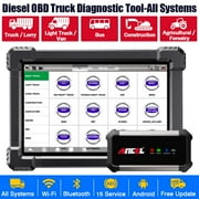 Ancel 24V 12V Diesel Heavy Duty Truck Scanner Diagnostic Tool Full System ECU Coding All System DPF Regen