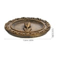 thumbnail image 2 of Toyvian Vintage Style Resin Incense Burner Tray with Decorative Stick Holder for Living Room, 2 of 5