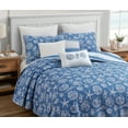 thumbnail image 2 of HOME RETREAT Mare Blue Soft Cotton 2 Piece Quilt Set - Twin, 2 of 5