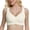 Beige, variant on MEICHEN Women's Solid Color Front Closure Tshirt Bras Full Coverage Seamless Underwear Wireless Push Up Bras for Women