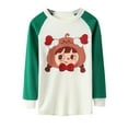 thumbnail image 6 of WIBACKER 2-7T Little Girls Christmas Pajamas Sets for Kids Snug Fit Cotton 2-piece Sleepwear - Green Girl, 6 of 6