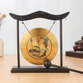 thumbnail image 1 of Chinese Desktop Gong Brass Percussion Family Decorations Holiday Home Decor C, 1 of 6