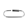 thumbnail image 2 of C5206 2-1/4" Nickel Plate, Oval Key Ring w/ Spring, Solid Brass-LL, 2 of 4
