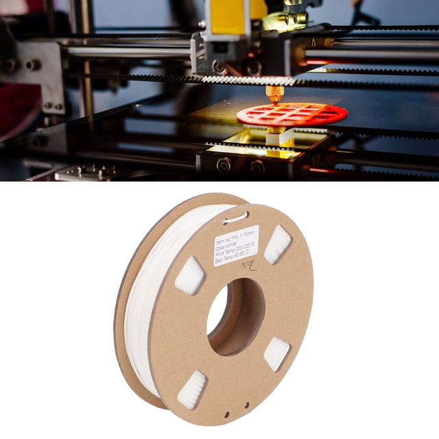 TPU Filament, High Elasticity High Accuracy 1.75mm 3D Printer Filament 95A For Plugs For Sheets