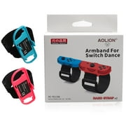 1 Pair Adjustable Game Bracelet Elastic Strap for Nintendo Switch Joy-Con Controller Wrist Dance Band