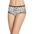 thumbnail image 3 of Jockey Women's Organic Cotton Stretch Logo Modern Brief - 3 Pack, 3 of 5