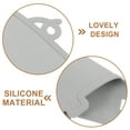 thumbnail image 2 of USHOBE Insulated Bowl Mat Cat Food Bowl Mat Grey Silicone 1Set Non-skid, 2 of 7