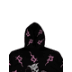 thumbnail image 5 of TRKIYQC Sudaderas con Capucha de Manga Larga Negras para Mujer con Bolsillo, Estampado Geométrico de Diamantes de Imitación con Cremallera Abrigo Deportivo TRKIYQC moda, 5 of 8