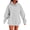 Dark Gray, variant on Crewneck Sweatshirts Women Half Zip Pullover High Neck Winter Clothes