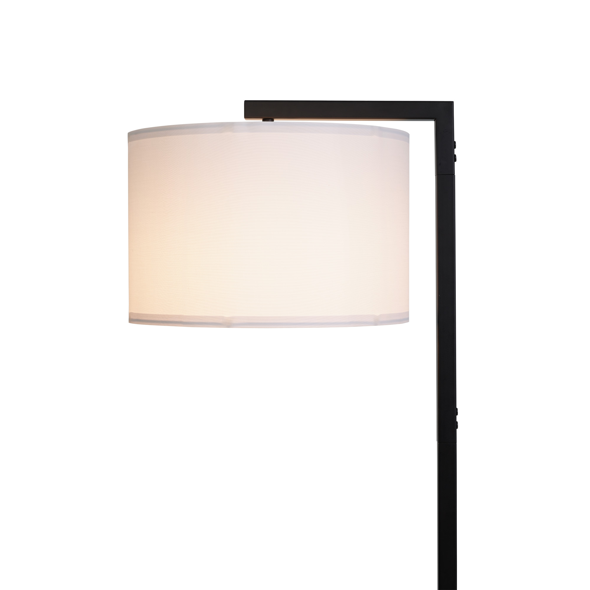 Mainstays 62" Contemporary Metal Floor Lamp, Matte Black photo 4