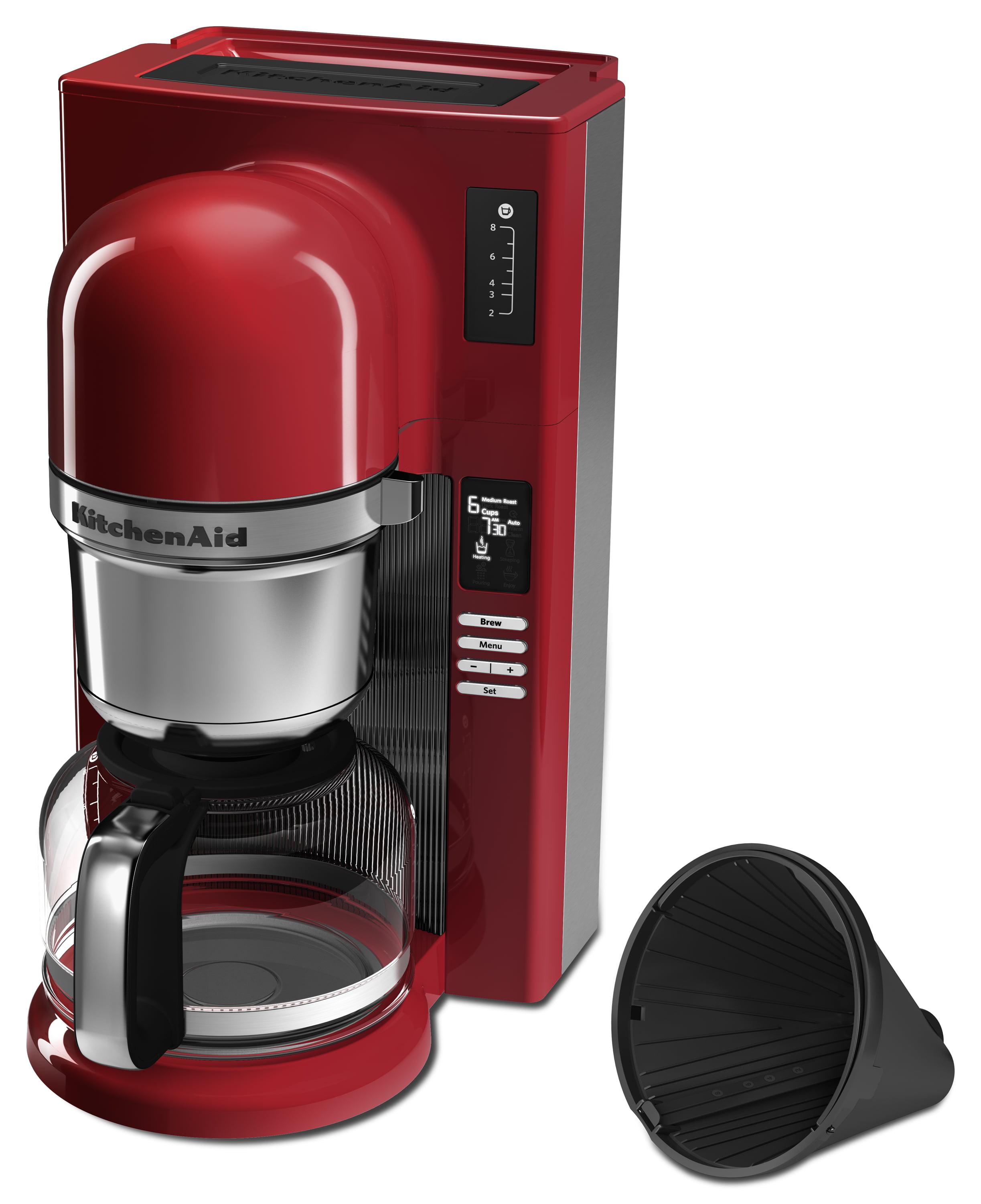 KitchenAid 14-Cup Empire Red Residential Coffee Maker in the Coffee Makers  department at