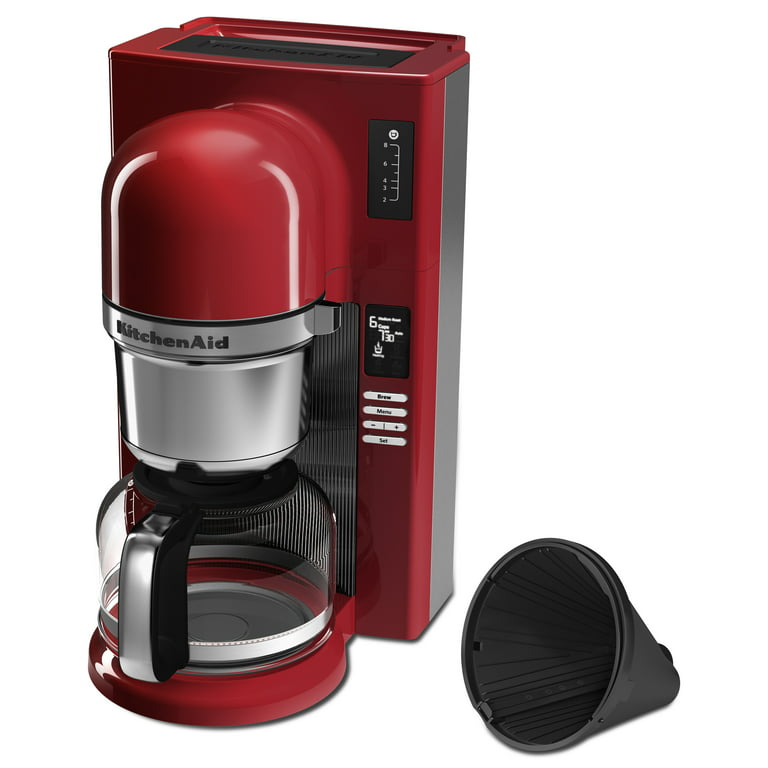 KitchenAid KCM0402ER Empire Red Personal Coffee Maker with Optimized  Brewing Technology 