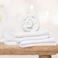 thumbnail image 2 of Yoofoss Luxury Washcloths Towel Set 10 Pack Baby Wash Cloth for Bathroom-Hotel-Spa-Kitchen Multi-Purpose Fingertip Towels & Face Cloths Green, 2 of 10