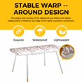thumbnail image 4 of Brown Eucalyptus Leaves Table Cloths for 8 Foot Rectangle Tables, Spring Leaves Plants Country Patio Waterproof Elastic Fitted Tablecloths, Washable Rectangular Table Cover for Camping, 4 of 8