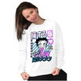 thumbnail image 3 of Retro Cartoon Embrace Your Betty Women Crewneck Sweatshirt Brisco Brands L, 3 of 6