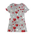 thumbnail image 3 of RXIRUCGD 2025 Vêtements d'Été pour Enfants 3-12 Ans Mode Imprimée Pyjama Rêveur Mi-Mollet Chemise de Nuit, 3 of 4