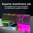 thumbnail image 2 of JOUALY Wired Gaming Keyboard with RGB Backlight, Black, 2 of 8
