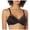 Black, variant on Bras for Women Plus Size Full Coverage Unlined Bra with Underwire Wide Strap,34C