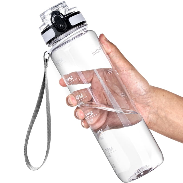 Botella de agua OLDLEY Motivational Sports, 950 ml, sin BPA, Tritan