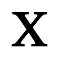 thumbnail image 1 of Village Wrought Iron LET-X-M Lettre X Moyen, 1 of 1