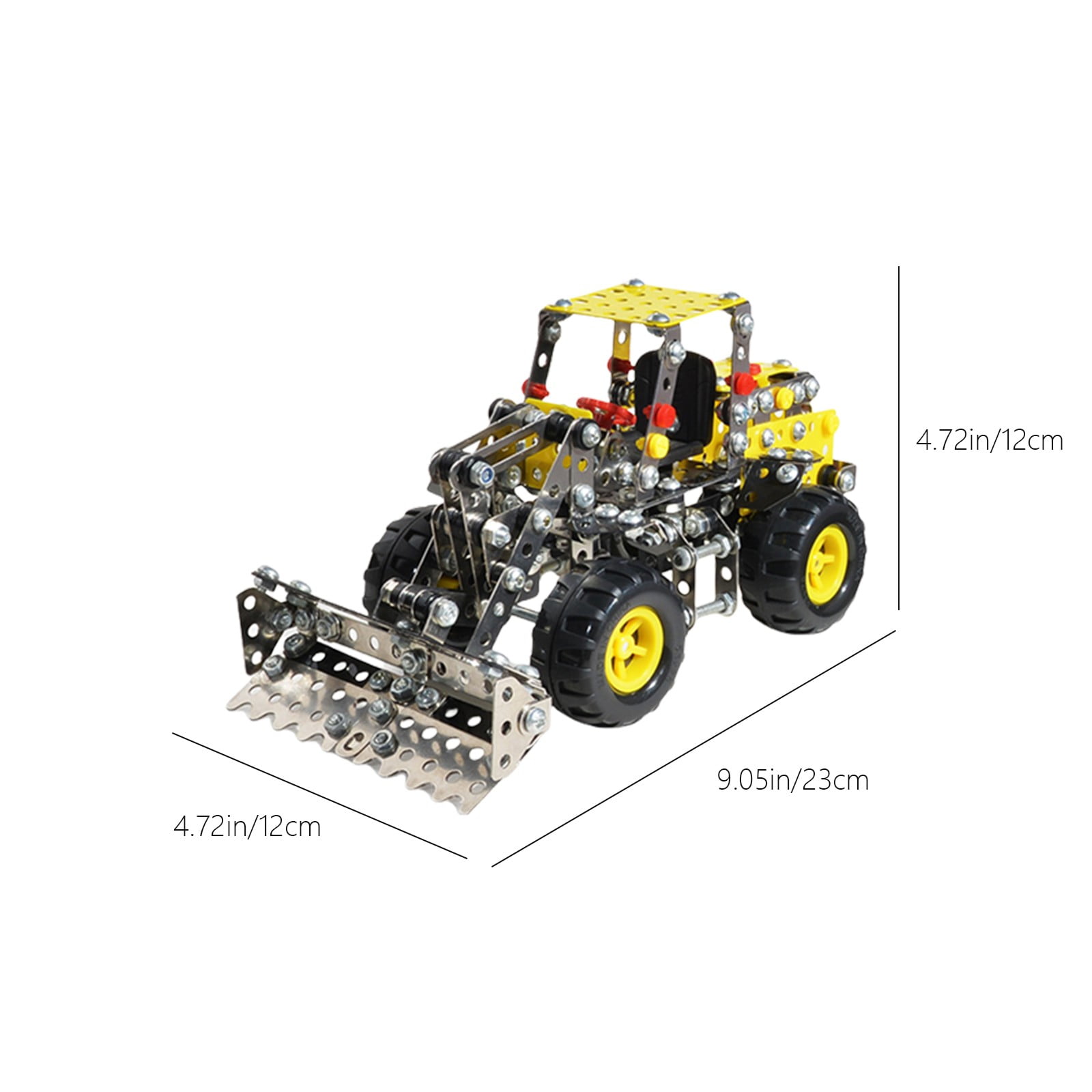 Stem Building Projects Toys for Kids Boys 8 9 10 11 12 Year Old, Metal Building Construction Model kit, Building Blocks DIY Toys(A)