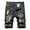 Black, variant on Ginsiom Mens Jean Shorts Fashion Ripped Slim Rolled Denim Shorts