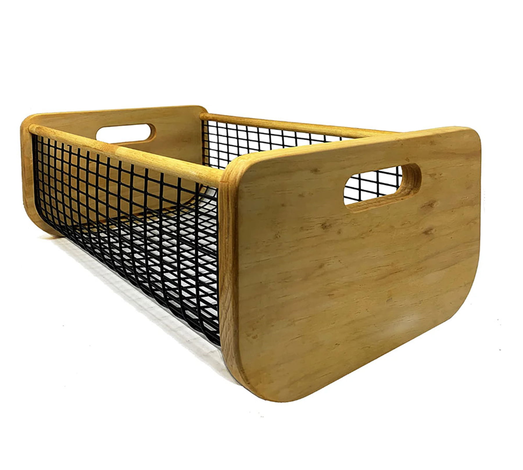  Garden Hod Basket Harvest Basket Vegetable Kitchen Storage Wood  Basket Fruit Basket Medium : Handmade Products