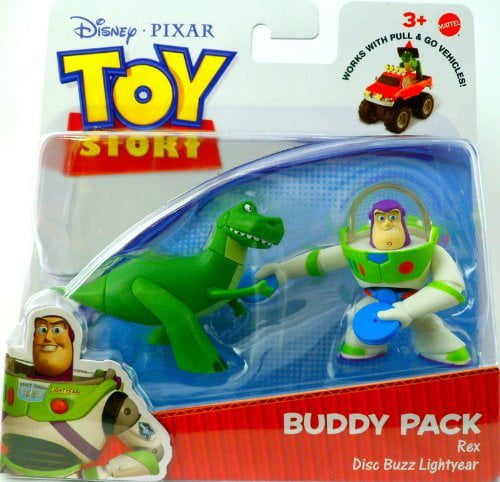 by DISNEY PIXAR, BUDDY PACK, REX AND DISC BUZZ LIGHTYEAR, BUDDY PACK INCLUDES REX AND DISC BUZZ LIGHTYEAR By Toy Story - Walmart.com - Walmart.com