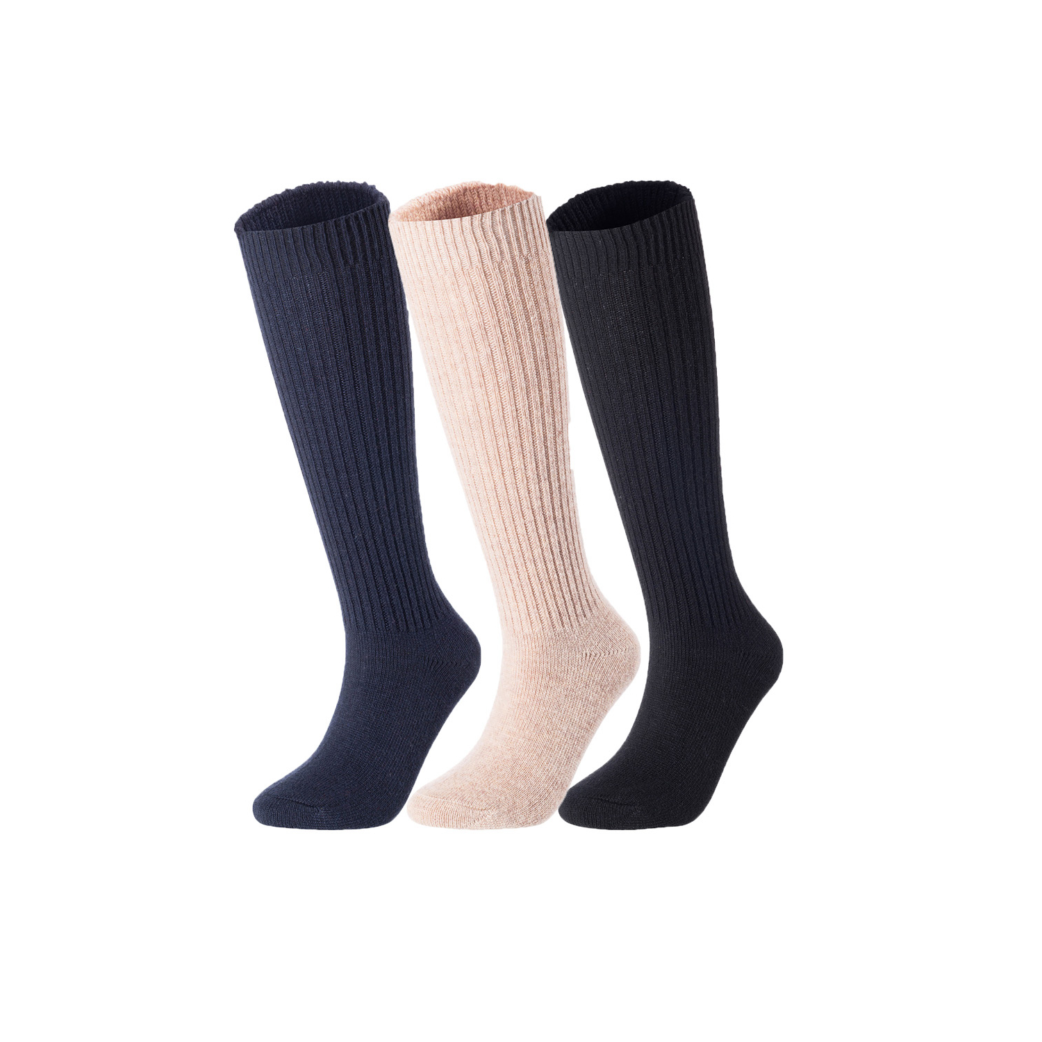 Lovely Annie - Lovely Annie Women's 4 Pairs Cute Knee High Cotton Socks ...