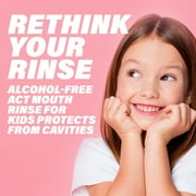 ACT Kids Anticavity Fluoride Mouthwash, Bubble Gum, 16.9 fl. oz.