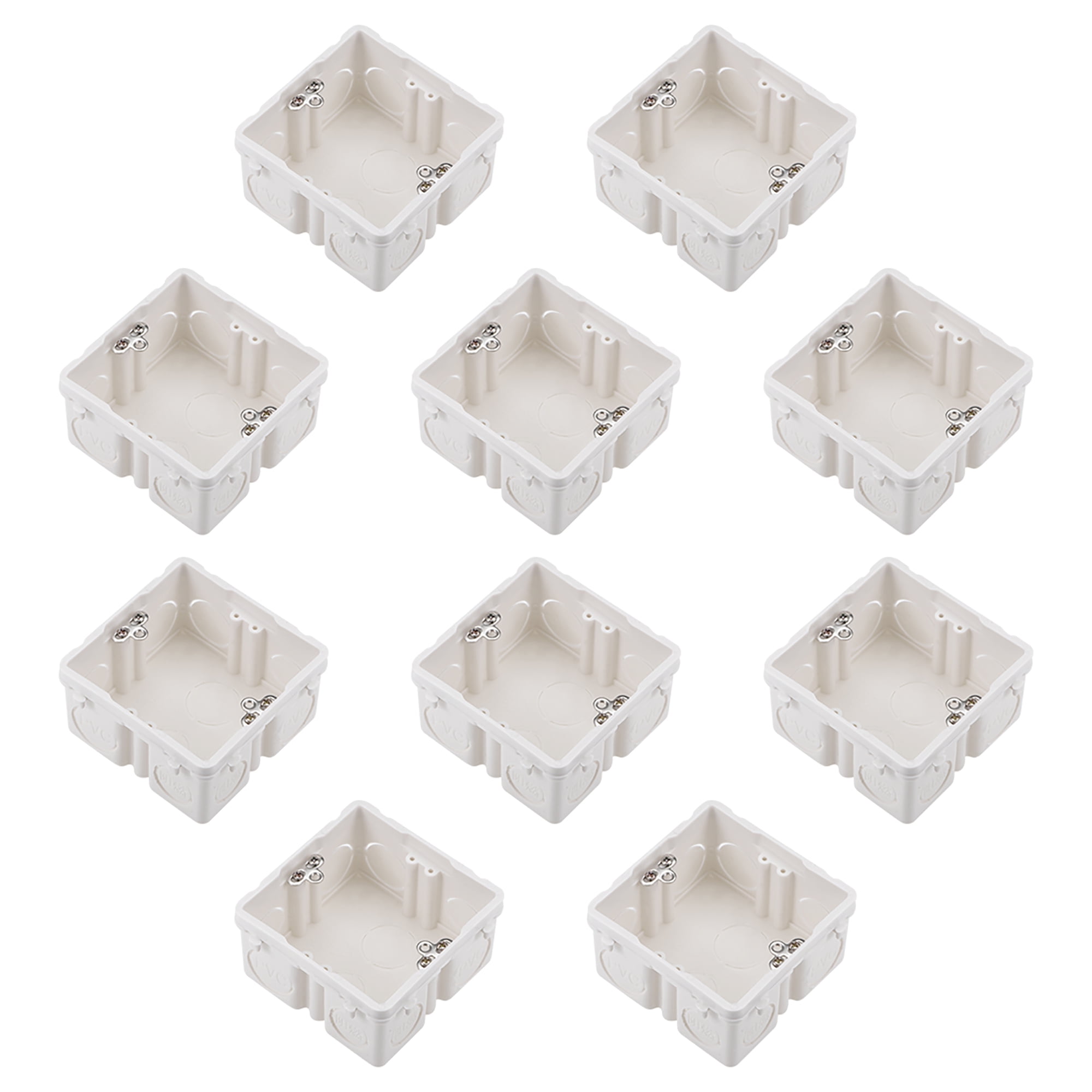 Wall Switch Box Deep Case Recessed Mount 86 Type Single Gang White 1pcs 