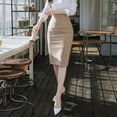 thumbnail image 6 of Women's High-Waisted Pencil Skirt - Professional Slim-Fit Work Skirt for Office Wear, 6 of 13