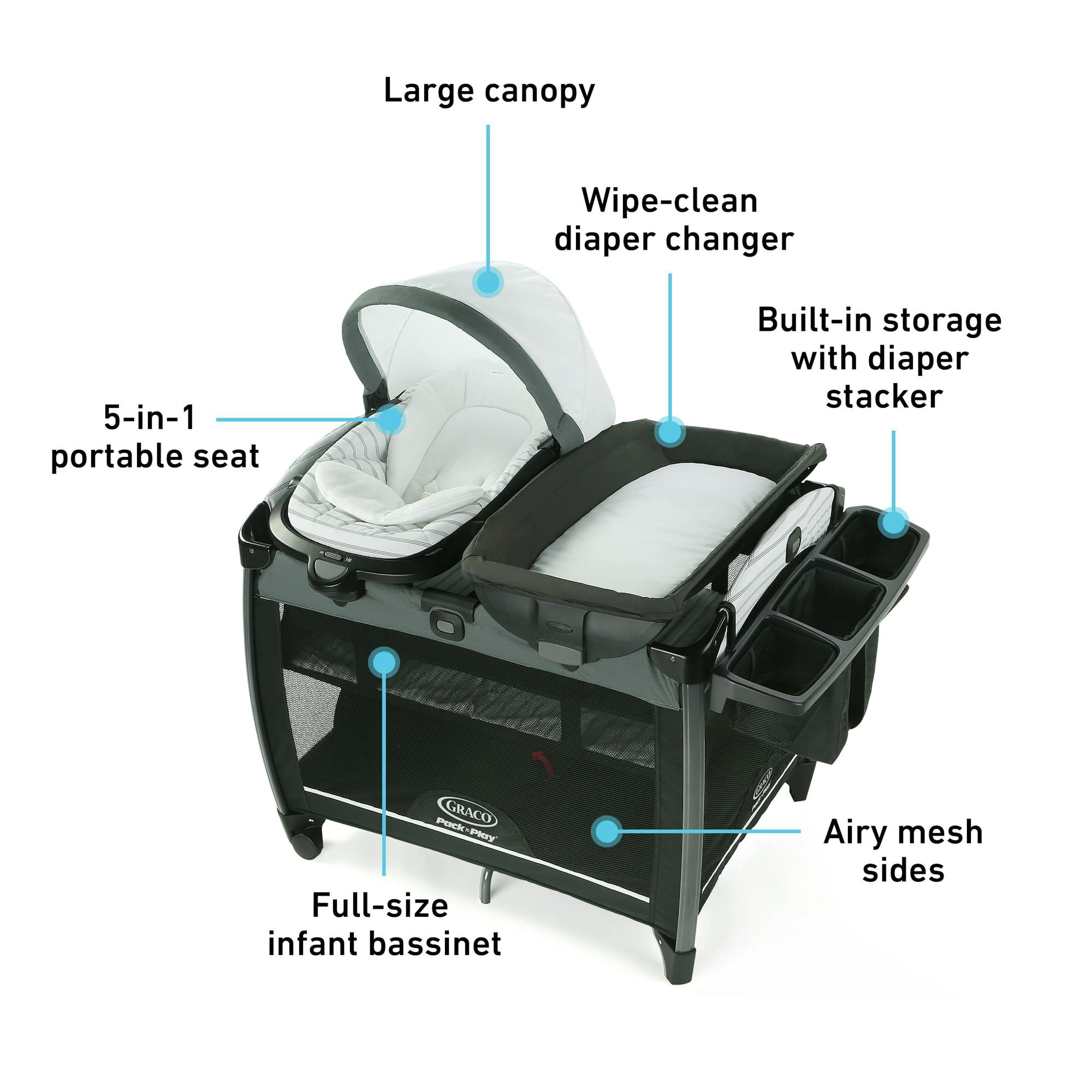 Graco Pack 'n Play  Rock 'n Grow  Playard