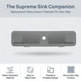 thumbnail image 6 of Unique Bargains Faucet Mat for Kitchen Sink Splash Guard Sink Area Mat Gray, 6 of 7