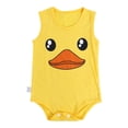 thumbnail image 1 of Body sin mangas para bebé Mono infantil Trajes de una pieza con lindo patrón de pato(66), 1 of 5