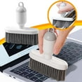 thumbnail image 3 of TIELUTT 2 in 1 Keyboard Cleaning Brush with Retractable Scraper and Soft for Efficient Laptop Pot and Pan Brush Stainless Steel Polish Soap Commercial Shower Cleaning Brush Small Stainless Steel Frid, 3 of 7