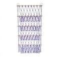 thumbnail image 1 of Organisateur Mural pour Peluches Filet Hamac Rangement Jouets en Peluche Boho Macramé, Violet, 1 of 10