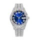 thumbnail image 2 of Reloj de cuarzo para hombre, relojes de moda para hombre, reloj de acero inoxidable, informal, de pulsera, de cristal, 2 of 5