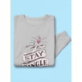 thumbnail image 3 of Stay Single! Sweatshirt Women -Smartprints Designs, Female Large, 3 of 4