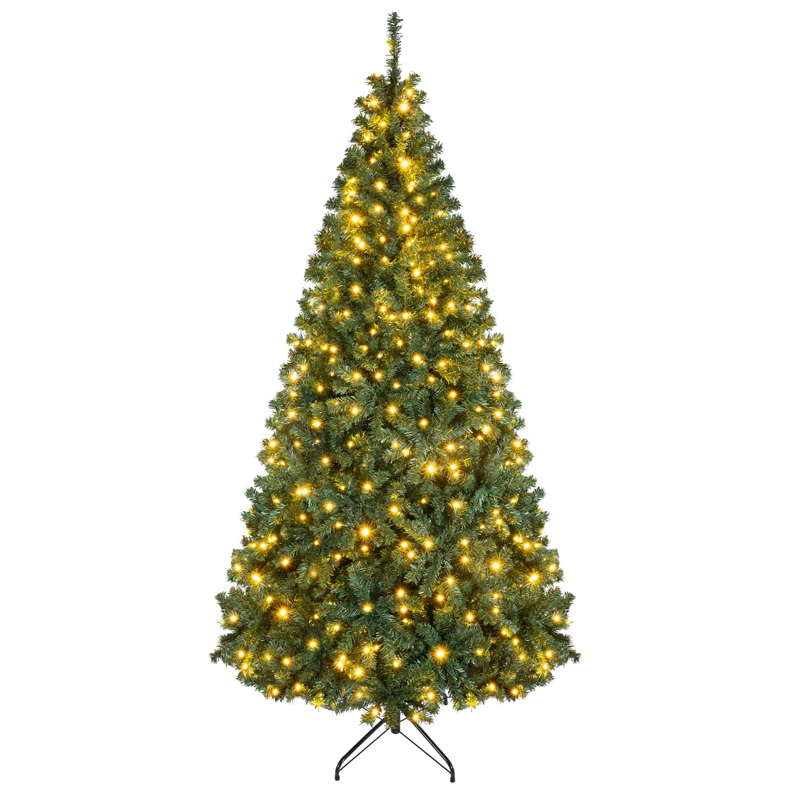 Costway 4Ft Pre-Lit Artificial Christmas Tree Hinged 100 LED Lights