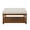 Ivory, variant on Large Square Tufted Linen Ottoman Coffee Table, Upholstered Footrest with Solid Wood Storage Shelf, Granite Living Room Center Table
