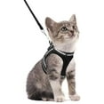 thumbnail image 1 of Arnés para Gatos Chaleco de arnés para Gatos Acolchado de Espuma liviano Arnés Suave para Gato con Correa Transpirable Ajustable Ofspeizc QH-686, 1 of 8